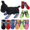 thumbnail image 2 of EIMELI 4Pcs Chaussures de Chien de Compagnie Antidérapant Doux Semelle Respirante Bretelles Réglables Bottes, 2 of 8