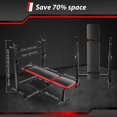 thumbnail image 5 of OPPSDECOR 600LBS 6 in 1 Weight Bench Set, Adjustable Bench Press Set and Squat Rack, Foldable Workout Benches for Home Gym, Incline Decline Flat Sit Up Strength Training Bench, 5 of 11