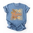 thumbnail image 4 of Trendy Mama Checkered Fall Shirt for Women Cute Sunflower Floral Tee for Moms Blue Jean Shirt Adult Small, 4 of 4