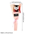thumbnail image 2 of Graduation Artificial Flower Bouquet Mini Plush Graduation Bear Bouquet Ornament, 2 of 8