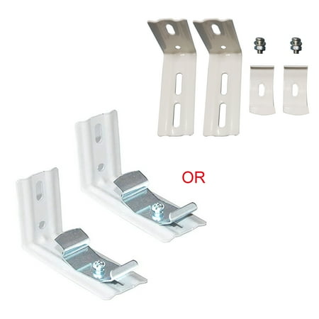 

ZPAQI Vertical Blind L Bracket Heavy- Duty Curtain Brackets Easy to Install or Remove