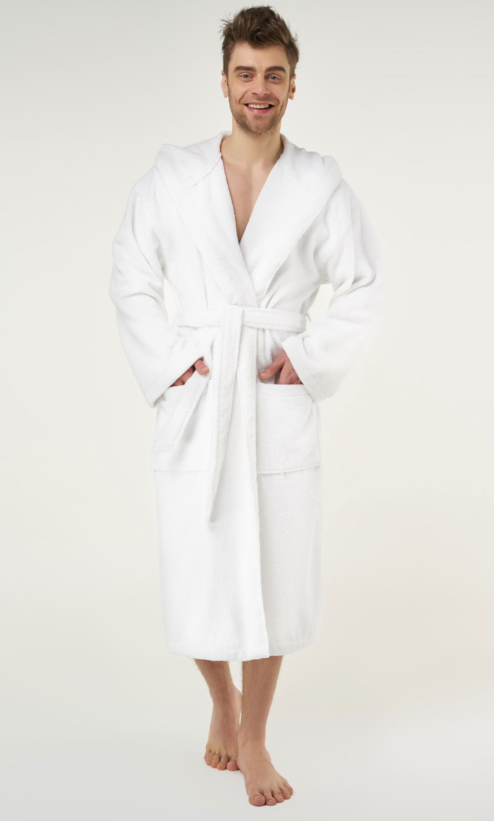 AJ Towelling XXLarge White Bath Robe