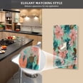thumbnail image 5 of Light Switch Cover Switch Plate Outlet Cover Plug Cover for Electrical Toggle Switch Pink Abstract Floral Patterns, 5 of 6