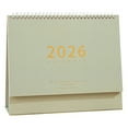 thumbnail image 2 of 2026 Desk Calendar, Small Standing Flip Desk Calendar Double-Sided Design Aesthetic Desk Calendar Inspirational Calendar 2026, Simple Style Flip Calendar 10"*8.5" Desktop Calendar, 2 of 6