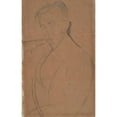 thumbnail image 2 of Amedeo Modigliani 13x18 Black Ornate Wood Framed Double Matted Museum Art Print Titled - Portrait of Donato Frisia (Approx. 1917), 2 of 5