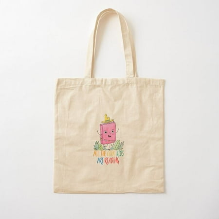 All The Cool Kids Are Reading Funny Kids T-Shirts  Gift For Kids Cotton Tote Bag Canvas Tote Bag  Family Gift For Mother  Her