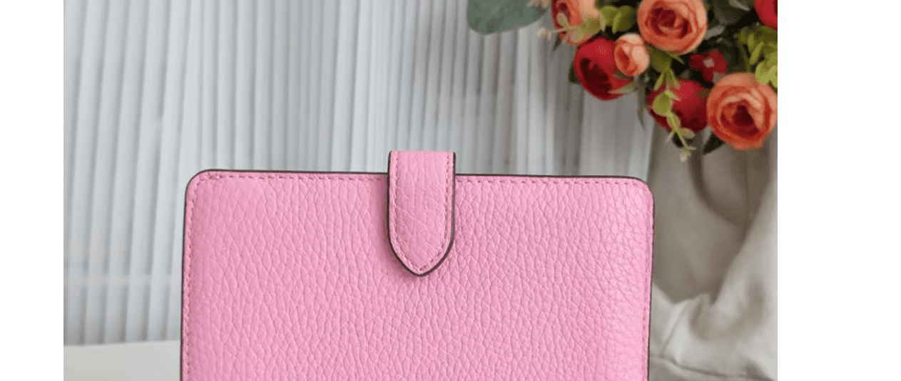 Kate Spade Leila Medium Compact Bifold Wallet Leather Bright Carnation