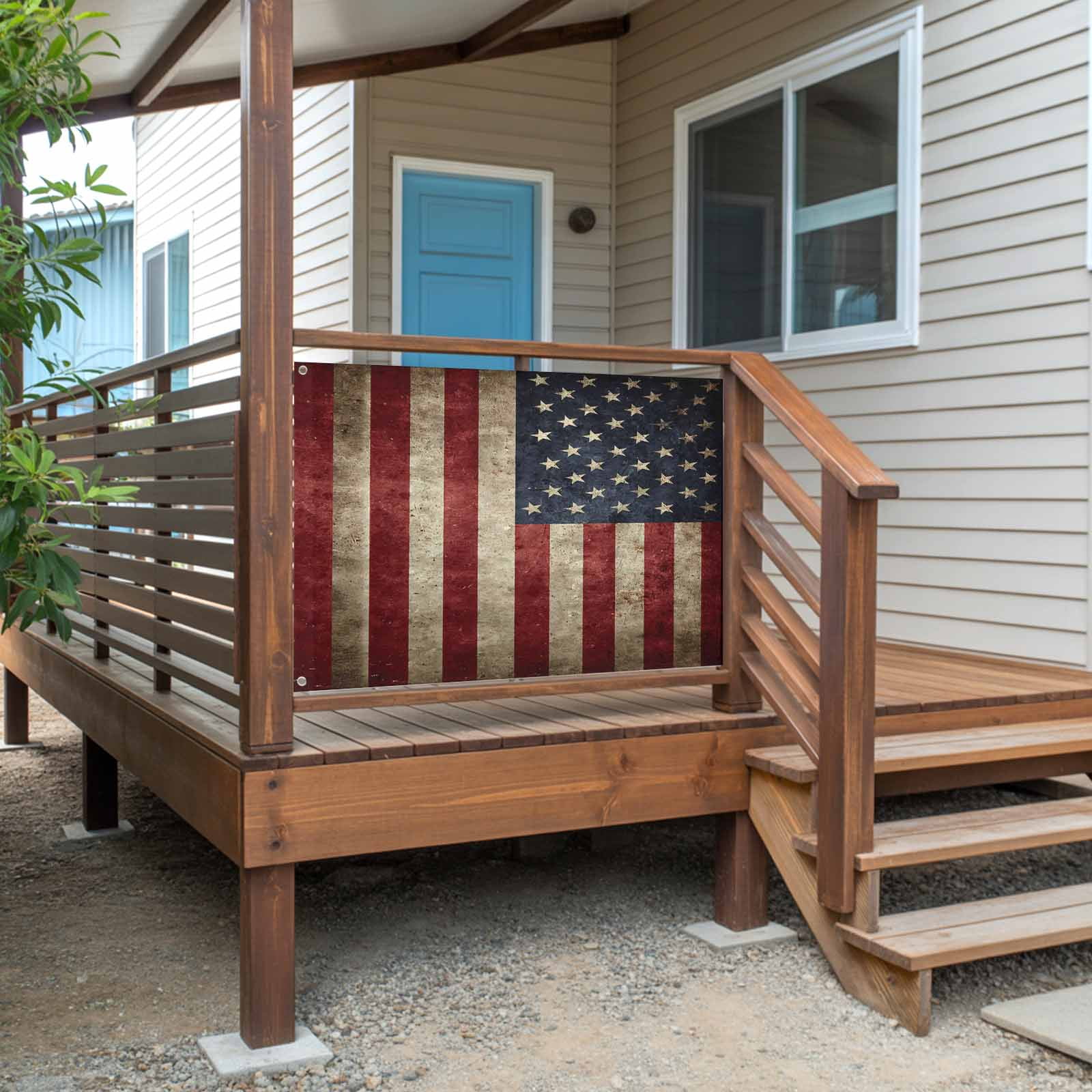 4th of July Flags for Outside 3x5 ft Vintage American Flag Outdoor Flags Double Sided Grommets House Banner Retro USA Flag Patio Yard Flag for Outdoor Party Porch Garden Independence Day Decor