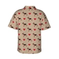 thumbnail image 3 of Haiem German Shepherd Dog Printed Hawaiian Shirt for Men - Men’s Casual Beach Summer Shirts - Stretch Fabric with Modern Fit-Large, 3 of 9
