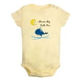 thumbnail image 5 of iDzn Dream Big Little One Funny Rompers For Babies, Newborn Baby Unisex Bodysuits, Infant Jumpsuits, Toddler 0-12 Months Kids One-Piece Oufits (Yellow, 12-18 Months), 5 of 5