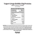 thumbnail image 2 of Yogurt bebible Chobani Cherry Vanilla 20g proteína 296gr, 2 of 5