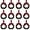 Red, variant on Yoyauz 4PCS Christmas Kitchen Cabinet Wreath With Ribbon 3.94 Inch Mini Christmas Wreath Small Kitchen Wreath Green Wreath For Window Doors