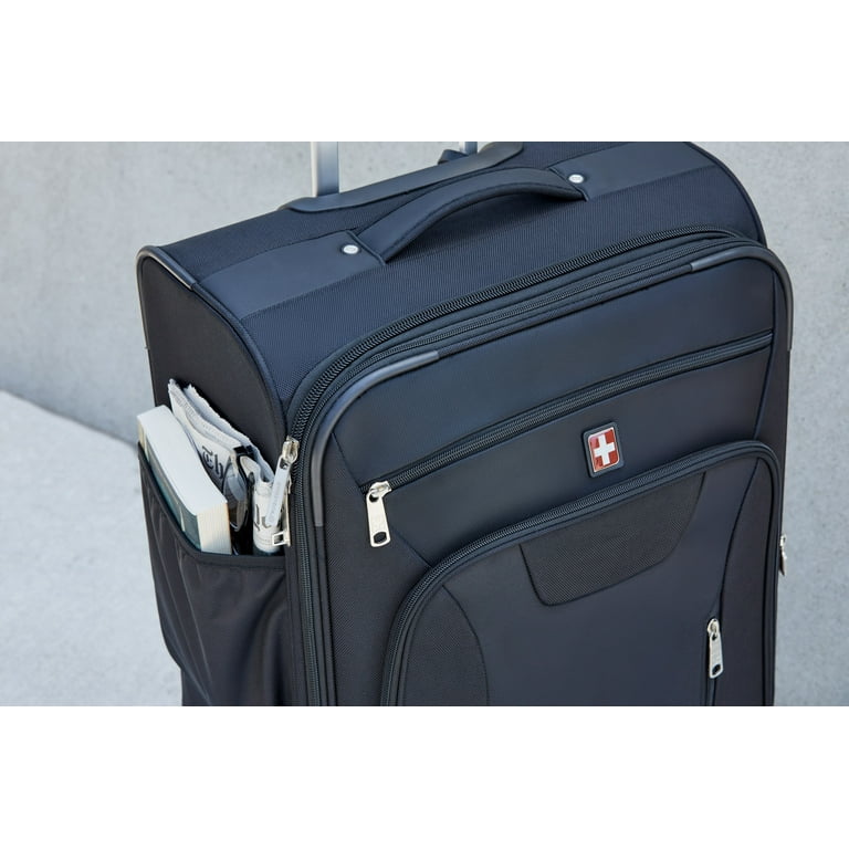 SwissTech Executive 21 Softside Carry-on Luggage, Black, (Walmart  Exclusive)