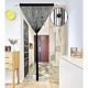 thumbnail image 5 of Beaded Curtains (Black 100*200cm), Flying Curtains For Doors, Windows, Room Dividers, Doorway Panels, Living Room Wardrobe Curtains, 5 of 5