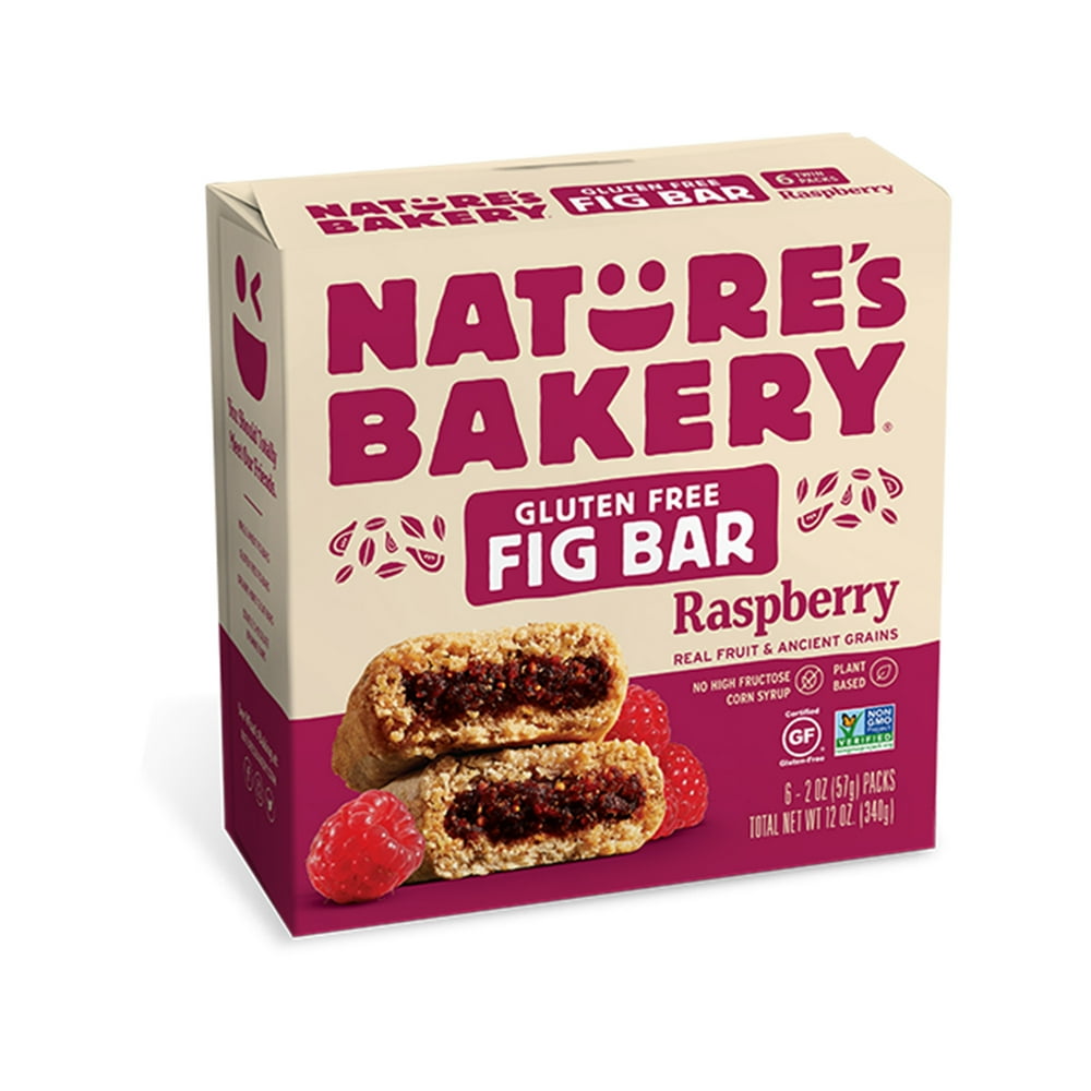 Nature's Bakery Gluten Free Fig Bar Raspberry 6 CT