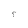 thumbnail image 1 of Sloan 3452643 Royal Sensor Activated Urinal Flushometer with Mechanical Override, Chrome, 1 of 1