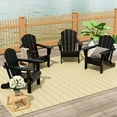 thumbnail image 2 of Paradise Outdoor Folding Poly Adirondack Chair (Set of 4), 2 of 7