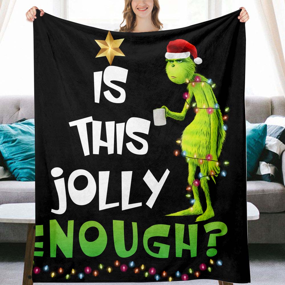 Christmas Grinch Sofa Blanket Throw Blankets,Casual Blankets Style 8