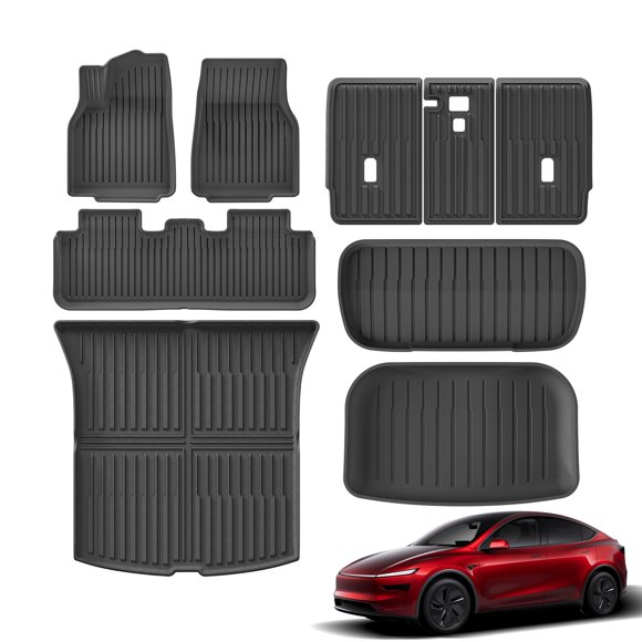 Alfombrillas LUCKEASY para Tesla Model Y Juniper de 5 plazas, TPE