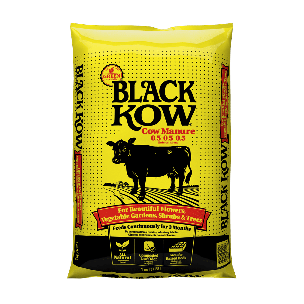 Black Kow Brand 1 Cubic Foot Organic Composted Cow Manure