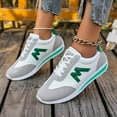thumbnail image 6 of YLYL Women Wide Toe Sneakers Fashion Leather Suede Non-Slip Walking Running Tennis Sneakers, 6 of 6