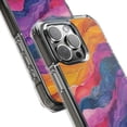 thumbnail image 4 of Vibrant Abstract Waves - Clear Impact iPhone 16 Phone Case,iPhone 16 Pro Max, 4 of 7