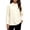 White, variant on Fesfesfes Girls Lined Top with Bear Embroidery Mock Neck Long Sleeve Thermal Shirt, Soft Base Layer for Kids School Casual Wear Ages 3-15 Years