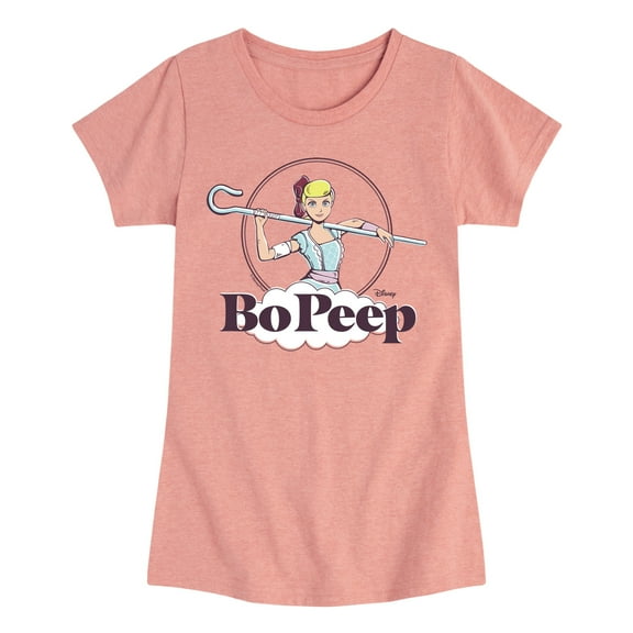 Toy Story 4 - Sunny Side Up Bo Peep - Toddler & Youth Girls Short Sleeve Graphic T-Shirt