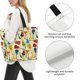 thumbnail image 3 of Disketp Different Kind Of Guitars Bolsa Tote Estampada para Mujer, Bolso de Hombro y de Mano para Compras y Viajes, 3 of 8
