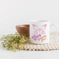 thumbnail image 2 of Love Yourself First with a Butterfly, Valentine's Day Art Merch Gift, White 11oz Ceramic Mug, 2 of 5