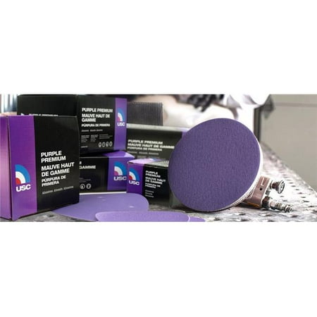 

U.S. Chemical & Plastics USC-991416 400 Grit 6 in. Dia. cloth hook and eye Film Discs