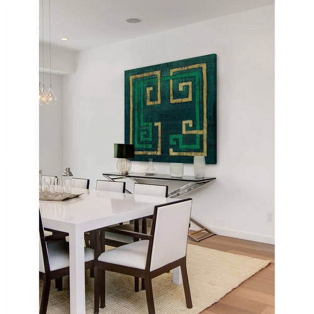 Marmont Hill "Emerald Diversion II" Painting Print on Wrapped Canvas