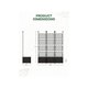 thumbnail image 5 of 3-piece plastic plant box con metal trellis - outdoor raised garden cama para climbing plants, privacy screen para patio, balcony y backyard - 79x17x72 pulgada, 5 of 7