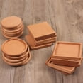 thumbnail image 4 of 1pcs Wooden Coaster Pad Beech Black Walnut Non-slip Cup Mat Insulated Teacup Beech Mat For Crafts Wedding Party Table Decoration, 4 of 6