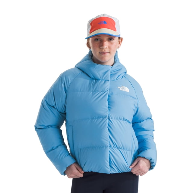 Chaqueta The North Face North Down para niñas, con capucha, color aciano oscuro
