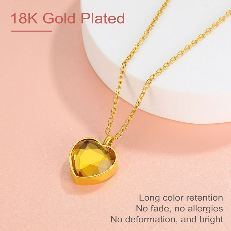 waterproof 18k gold necklace for women