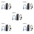thumbnail image 3 of ZheElen 100Pcs VER 003 USB 3.0 PCI-E Riser 1X 4x 8x 16x Extender Riser Adapter Card SATA 15pin Male to 4pin Power Cable For Black 60CM 5Set, 3 of 6