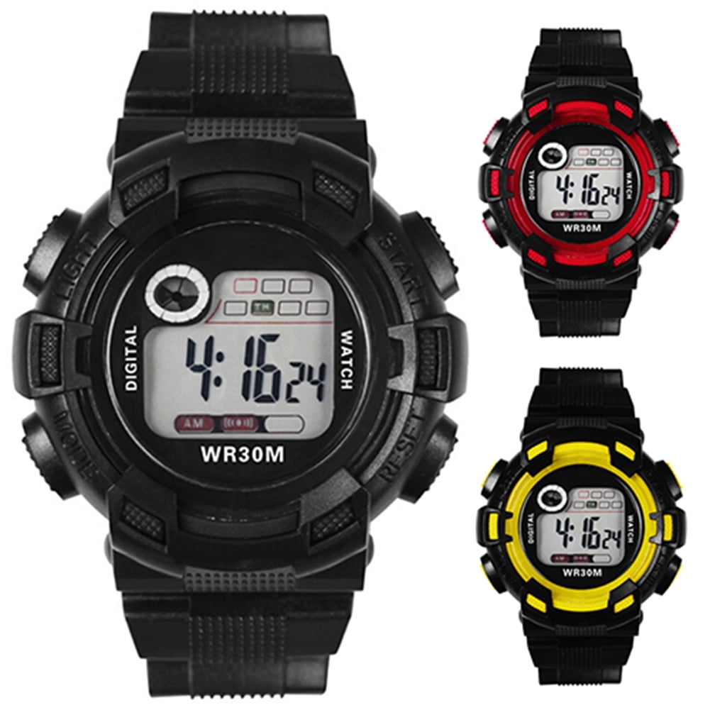 Bluethy Men's Waterproof Sports Digital Multifunctional Alarm