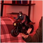 DC Comics The Batman Batcycle RC with Batman Rider