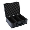 thumbnail image 1 of Caja organizadora de cartas de aleación de aluminio con estructura de espuma EVA. Ideal para coleccionistas, salas de hobbies y noches de juegos. 3 compartimentos, 1 of 8