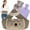 1L Koala Coffee, variant on LZCKDPX Hot Water Bottle wtih Cover, Hot Water Bag, 1L Rubber Warm Hot Water Bottles Pouch with 130cm Long Soft Waist Cover for Neck, Shoulder, Back, Hand, Legs and Period Pain Relief
