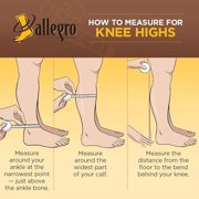 Allegro Soft 252 Knee High 20-30 mmHg Compression Stockings for Men & Women