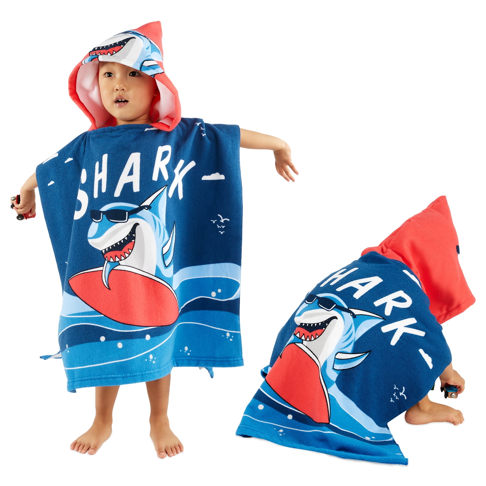 Baby Bath Towel Beach Towel,Kids Hooded Beach Towel for Boys Girls