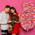 thumbnail image 6 of PMU Valentine's Day Loop Hearts 18 Inch Mylar-Foil Balloon Valentine's Day Proposal, Special Events, Photo Props Party Decoration and Accessories (1/Pkg) Pkg/1, 6 of 9