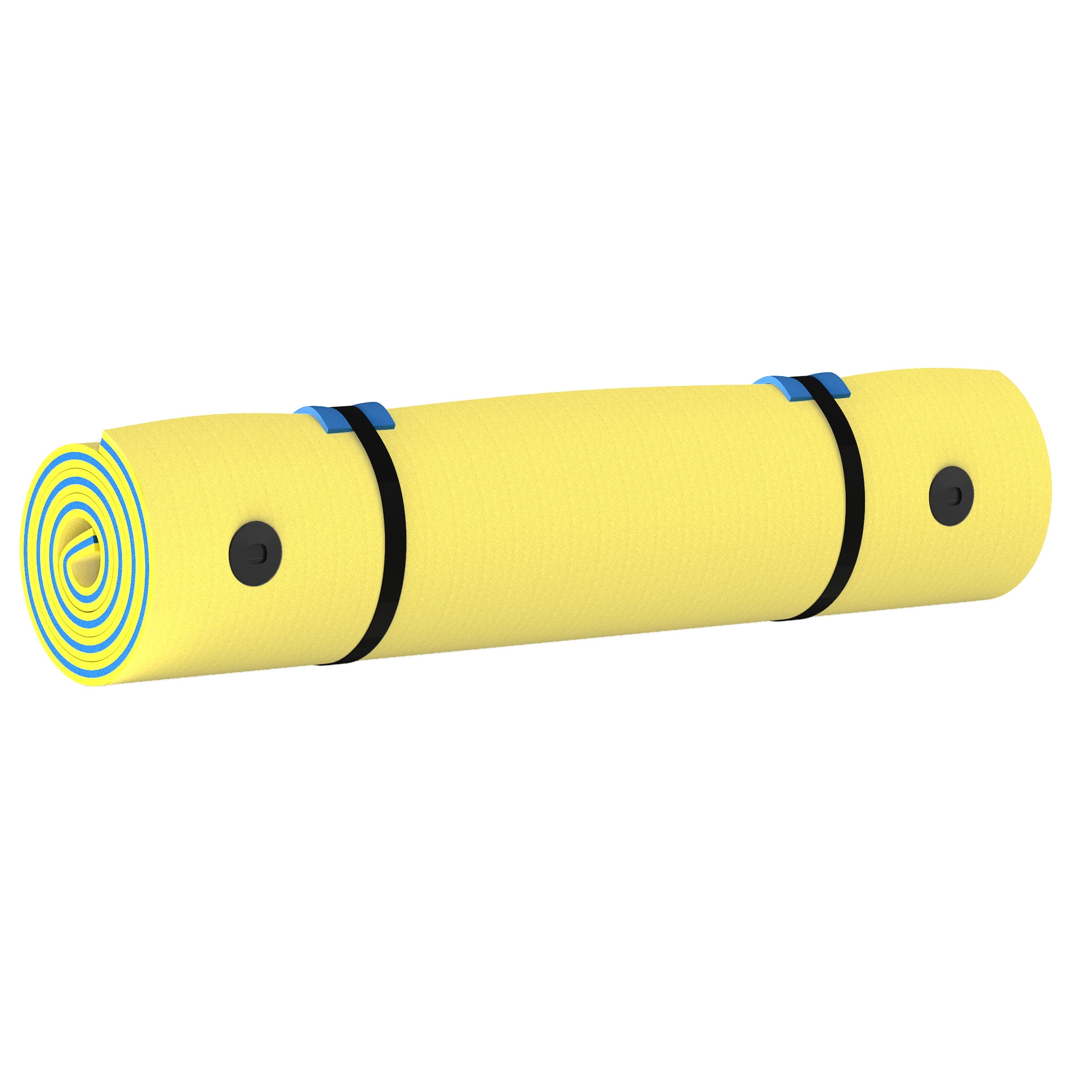 Uforic Yellow Floating Water Mat, 275×180×3.5cm, XPE Foam, 2 Fixed Buckles, Easy Installation, Durable & Buoyant