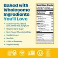 thumbnail image 3 of Partake Foods Gluten Free Crunchy Chocolate Chip Cookies - Vegan - Free From the Top 9 Allergens Including Dairy, Wheat, Soy, Eggs, & Peanuts - Safe School & Office Snack (20 Packs, 0.67 oz), 3 of 9