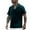 Dark Green, variant on Afdoent Men's Casual Shirts Male Summer Lapel Solid Color Short Sleeve Button Down Casual Fashion Shirt Casual Vacation Top