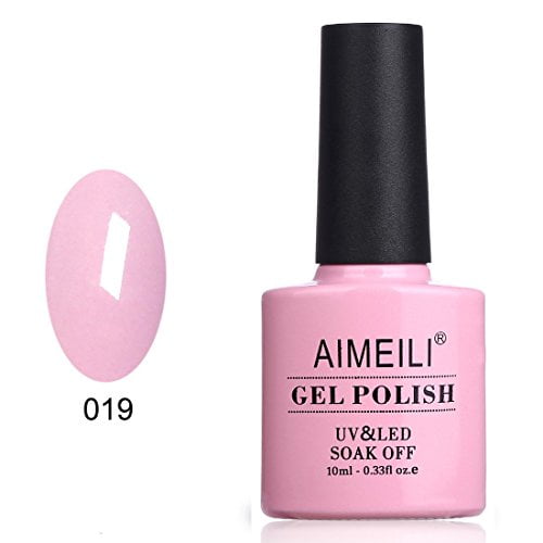 Aimeili Soak Off Uv Led Gel Nail Polish For High Gloss Wear Cake Pop 019 10ml Walmart Com Walmart Com