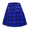 thumbnail image 4 of DPTALR Femmes Aguichant à Carreaux Imprimé au-Dessus du Genou Élégant Dames Fête Boîte de Nuit Mini Jupes Robe, 4 of 5
