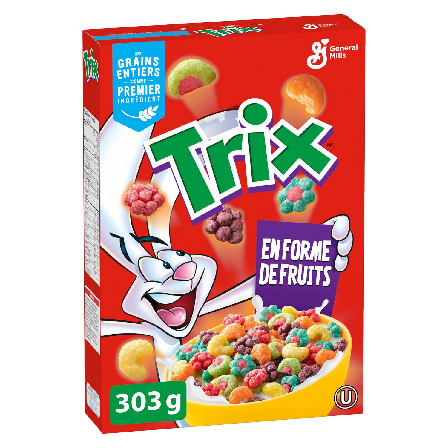 Trix Fruity Shapes Kids Breakfast Cereal, 303 g, 303 g